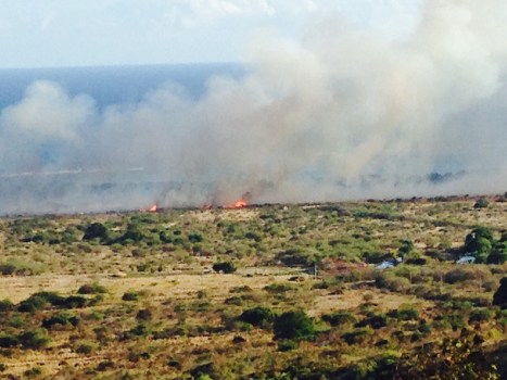 Our neighbor who took these pictures acted as our fire tower during the fires and helped us locate problem areas from a higher vantage point. Wednesday afternoon.