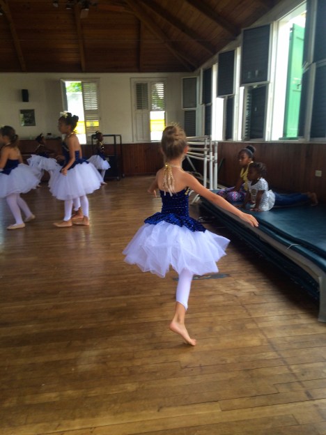 Young dancers preparing for the annual show in the Caribbean Dance studio in Christiansted. Support the arts on St. Croix! 